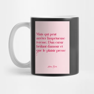 Quotes about love - Antoine Bertin Mug